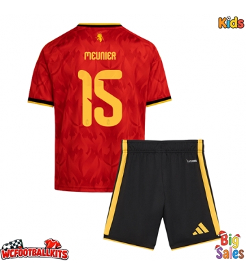 Belgium Thomas Meunier #15 Replica Home Stadium Kit for Kids World Cup 2026 Short Sleeve (+ pants)